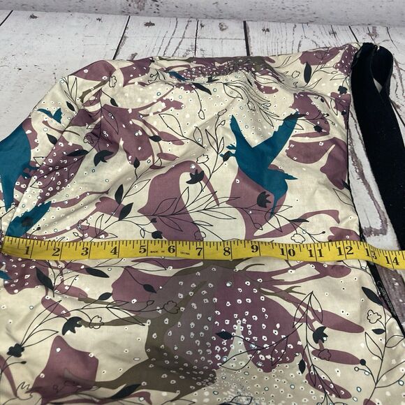 Lesportsac Hobo Bag Animal Print Bird Nature Floral Multicolor Large - Picture 11 of 13